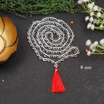 Clear Quartz Mala 8mm