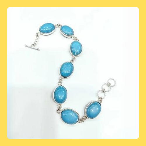 Firoza Chain Bracelet