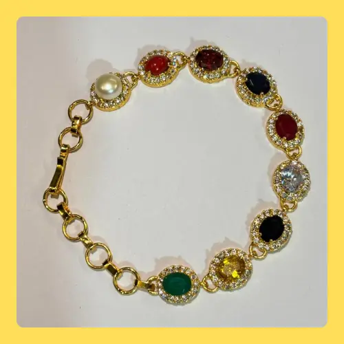 Navratna Bracelet Natural Stones