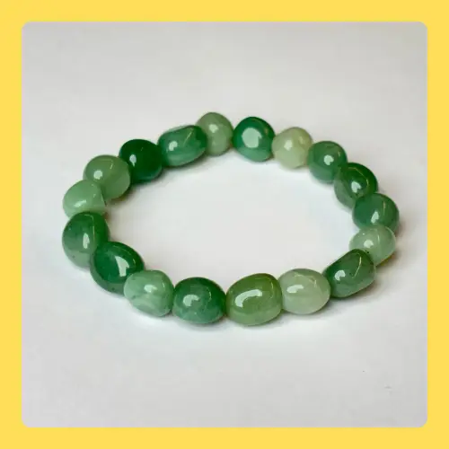 GREEN AVENTURINE TUMBLE BRACELET