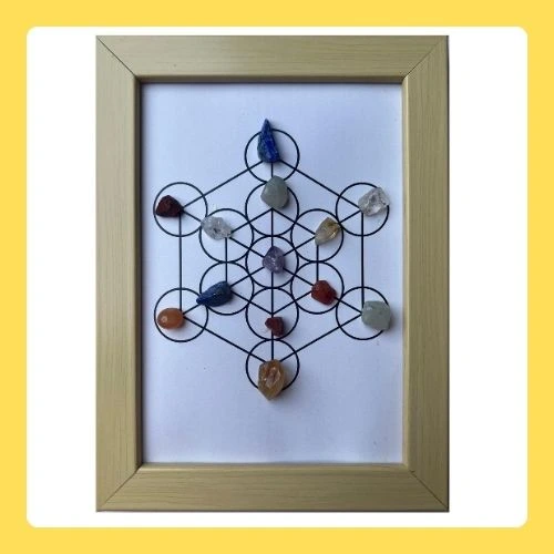 Unity Wooden Frame with Crystals